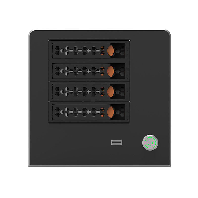 Réservoir NAS Serveur de stockage châssis ménage 4 Baie ordinateur 1U 2U 3U NAS châssis noir 4 Baie 6 Baie 8 Baie 12 Baie 24 Baie