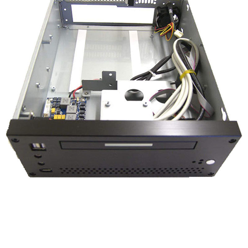 6U rackmount serveur design de châssis noir électronique industrielle 19 pouces 3U boîtier d'ordinateur