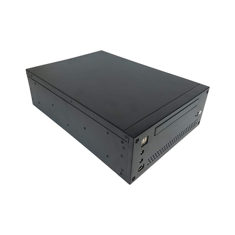 6U rackmount serveur design de châssis noir électronique industrielle 19 pouces 3U boîtier d'ordinateur