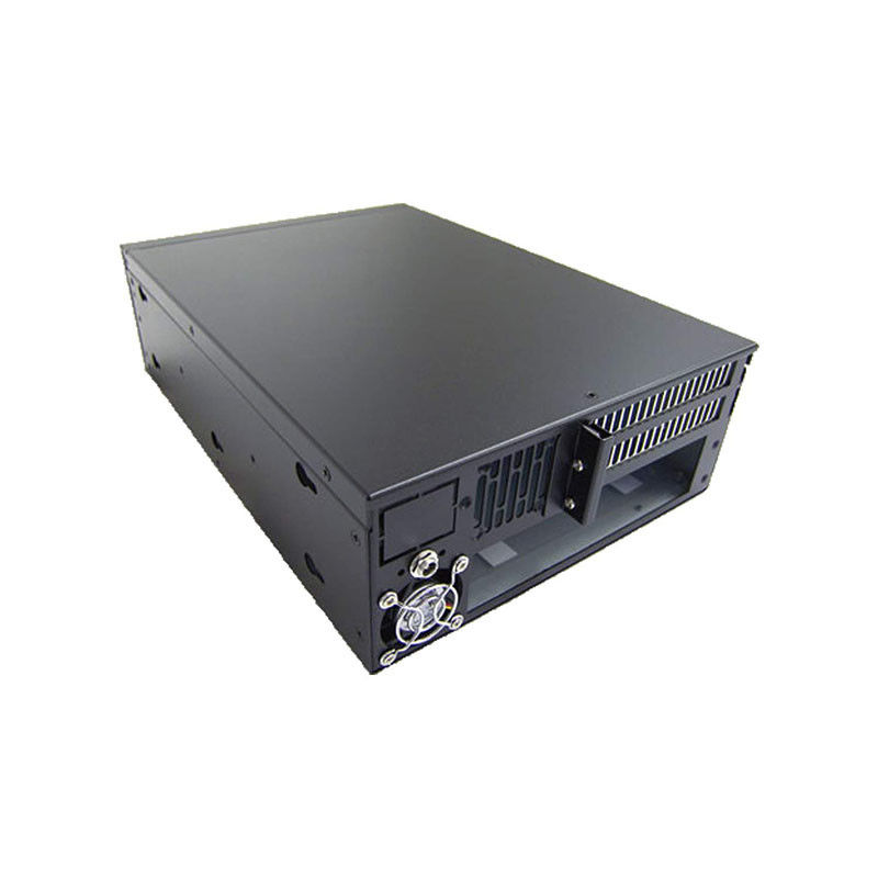 6U rackmount serveur design de châssis noir électronique industrielle 19 pouces 3U boîtier d'ordinateur