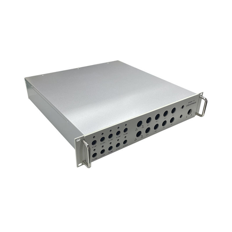 Couche en poudre entièrement personnalisée d'acier d'aluminium de découpe laser de métal de fabrication de tôle de métal pièces d'amplificateur