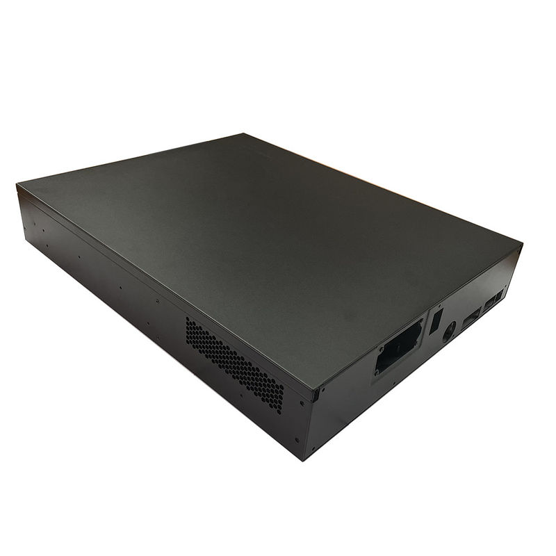 Conception unique 2u contrôle châssis industriel rackmount avec verrouillage pour serveur et stockage