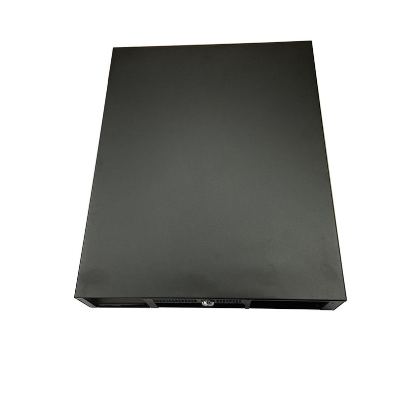 Conception unique 2u contrôle châssis industriel rackmount avec verrouillage pour serveur et stockage